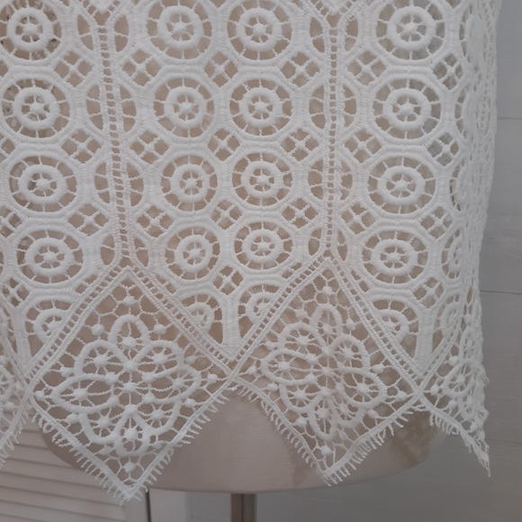 Anthro Deletta lace blouse top small *C - Picture 6 of 8